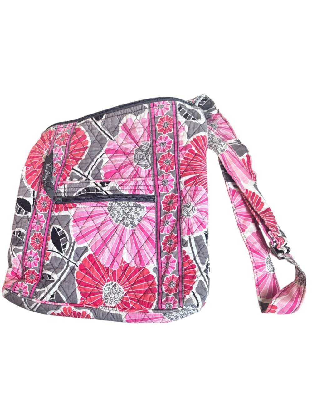 RETIRED Vera Bradley HIPSTER Crossbody CHEERY BLOSSOMS Crossbody Bag